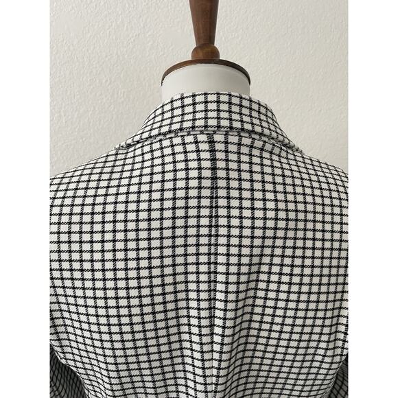 Rachel Zoe Blazer Jacket Single Breast Plaid Stretch Lined Office Professional - Picture 8 of 12